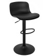 Krzesło barowe STOR TAP regulowane czarne