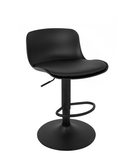 Krzesło barowe STOR TAP regulowane czarne