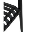 MODESTO krzesło Strips czarne  -          polipropylen