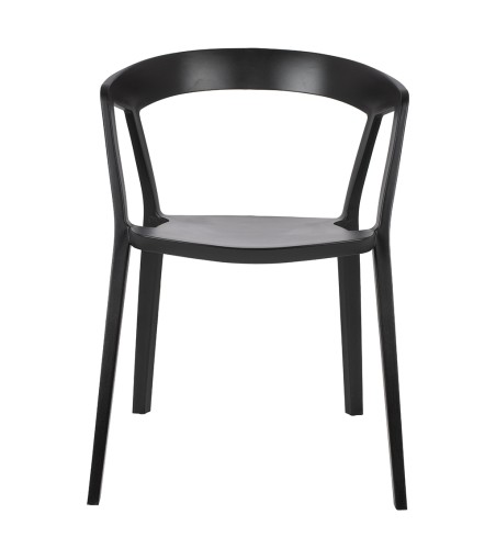 Krzesło VIBIA czarne - polipropylen