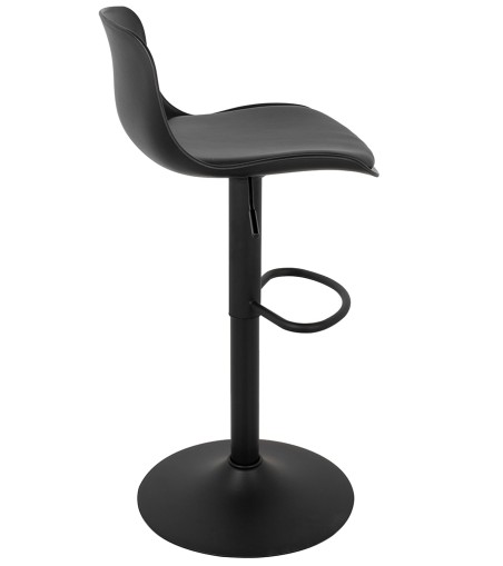 Krzesło barowe STOR TAP regulowane czarne