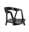 Krzesło VIBIA czarne - polipropylen