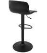 Krzesło barowe STOR TAP regulowane czarne