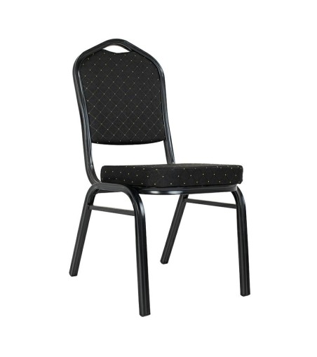 Krzesło bankietowe / konferencyjne HERON  czarne