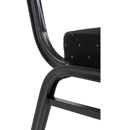 Krzesło bankietowe / konferencyjne HERON  czarne