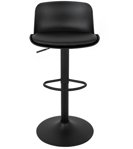 Krzesło barowe STOR TAP regulowane czarne