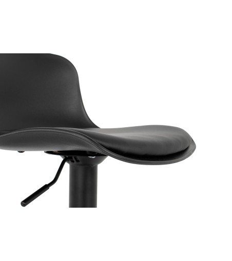 Krzesło barowe STOR TAP regulowane czarne