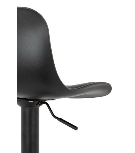 Krzesło barowe STOR TAP regulowane czarne