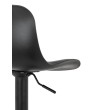 Krzesło barowe STOR TAP regulowane czarne