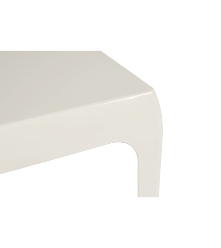 Stolik GHOST beżowy - poliwęglan