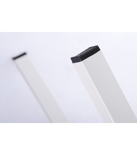 Krzesło SPLIT PREMIUM białe - aluminium, nogi białe