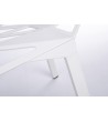 Krzesło SPLIT PREMIUM białe - aluminium, nogi białe