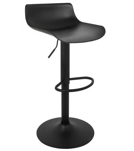 Krzesło barowe SNAP BAR regulowane czarne