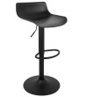 Krzesło barowe SNAP BAR regulowane czarne