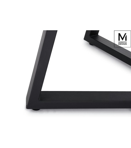 MODESTO stół TAVOLO FI 80 dąb - blat MDF, podstawa metalowa