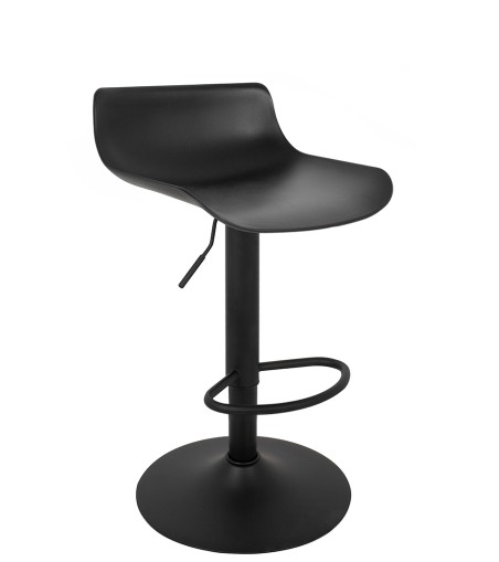 Krzesło barowe SNAP BAR regulowane czarne