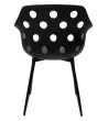 Krzesło JASON czarne - polipropylen, metal