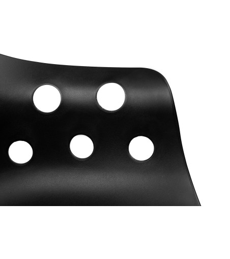 Krzesło JASON czarne - polipropylen, metal