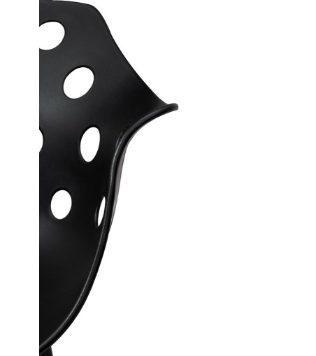 Krzesło JASON czarne - polipropylen, metal