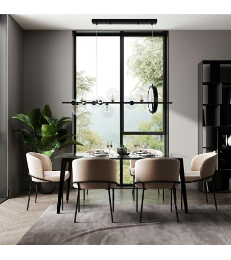 MOOSEE lampa wisząca ALURE LINE 120 czarna