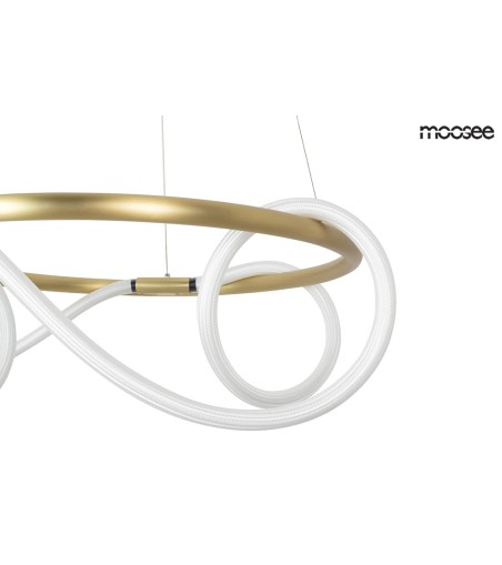 MOOSEE lampa wisząca SERPIENTE 60 złota