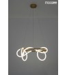 MOOSEE lampa wisząca SERPIENTE 60 złota
