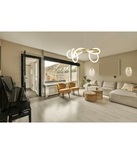 MOOSEE lampa wisząca SERPIENTE 60 złota