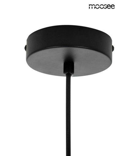 MOOSEE lampa wisząca SPINNER 26 czarna
