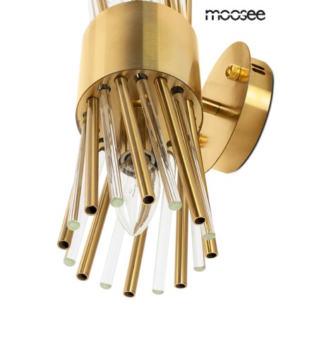 MOOSEE lampa ścienna LORENZO złota