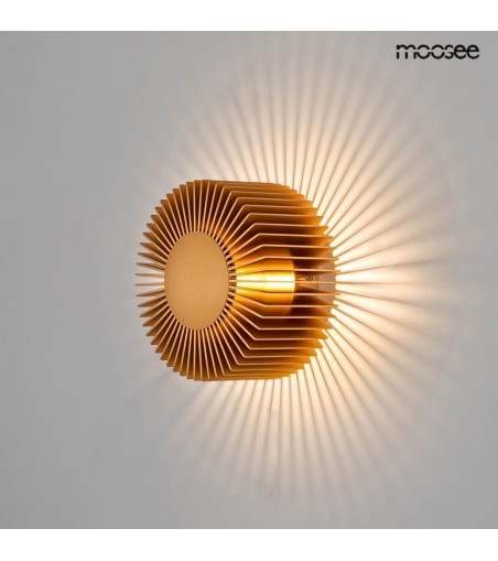 MOOSEE lampa ścienna SUNNY złota