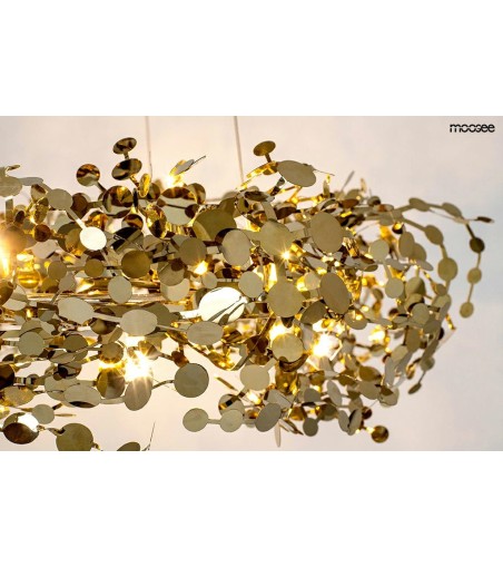MOOSEE lampa wisząca MONETE 80 złota