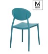 MODESTO krzesło FLEX morskie - polipropylen