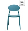 MODESTO krzesło FLEX morskie - polipropylen