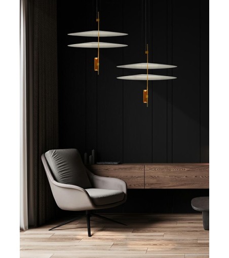 MOOSEE lampa wisząca PARROT 68 złota