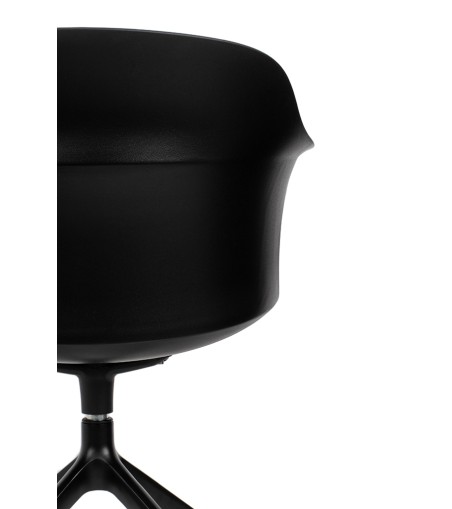 Krzesło biurowe obrotowe BRAZO czarne