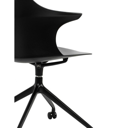 Krzesło biurowe obrotowe BRAZO czarne