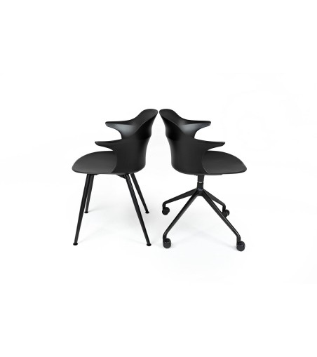 Krzesło biurowe obrotowe BRAZO czarne