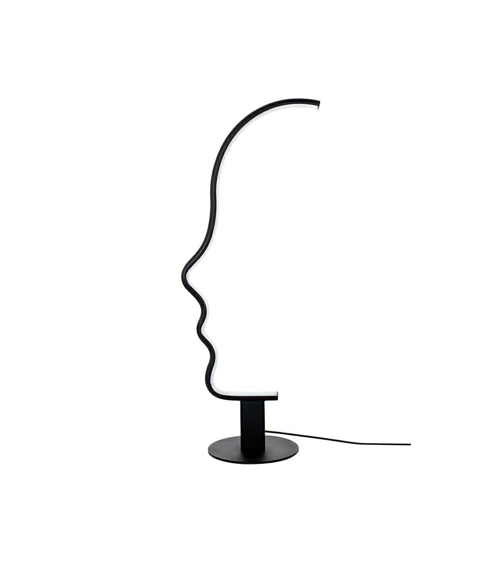 Lampa stołowa FACE TABLE czarna