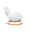 Fotel bujany OTILIA TEDDY biały
