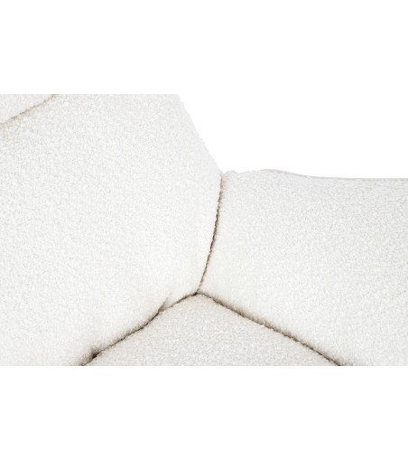 Fotel bujany OTILIA TEDDY biały