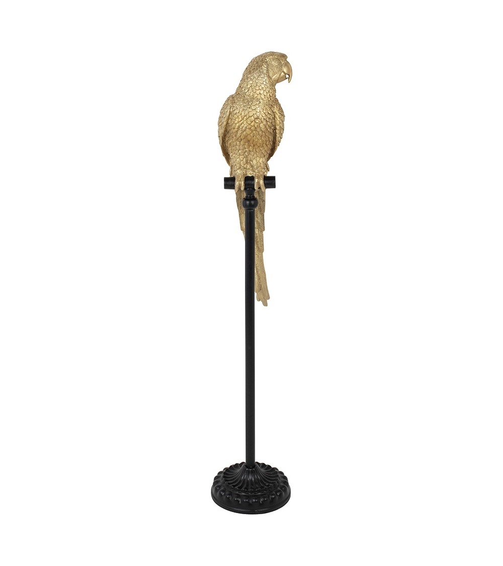 KARE dekoracja stojąca PARROT 116 cm złota