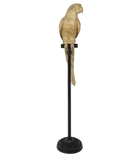 KARE dekoracja stojąca PARROT 116 cm złota