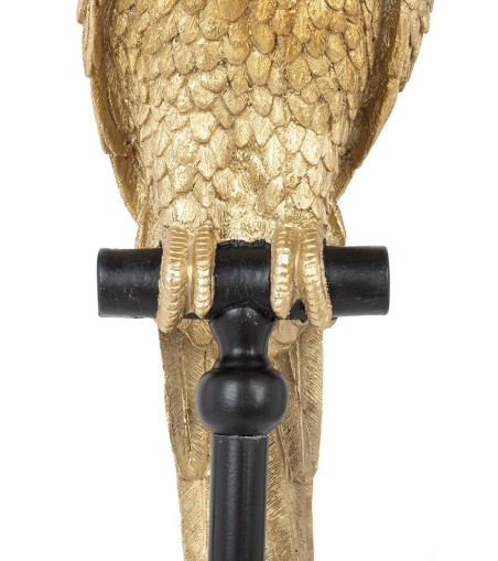 KARE dekoracja stojąca PARROT 116 cm złota