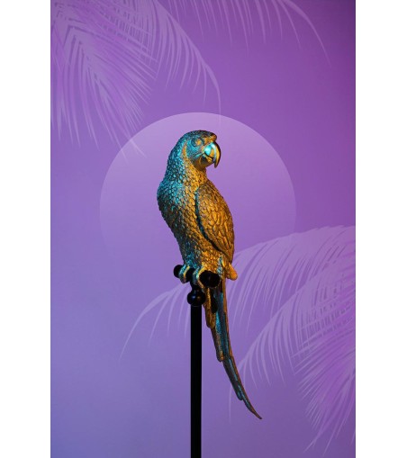 KARE dekoracja stojąca PARROT 116 cm złota