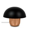 KARE lampa stołowa MUSHROOM miedziana / czarna 44 cm