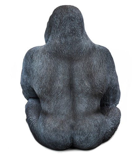 KARE dekoracja stojąca GORILLA XL 76cm czarna