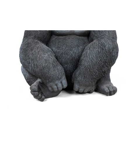 KARE dekoracja stojąca GORILLA XL 76cm czarna