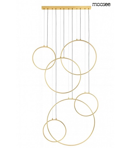 MOOSEE lampa wisząca CIRCULO SIX złota