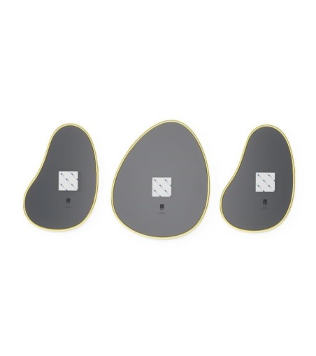 UMBRA zestaw trzech luster HUBBA złote