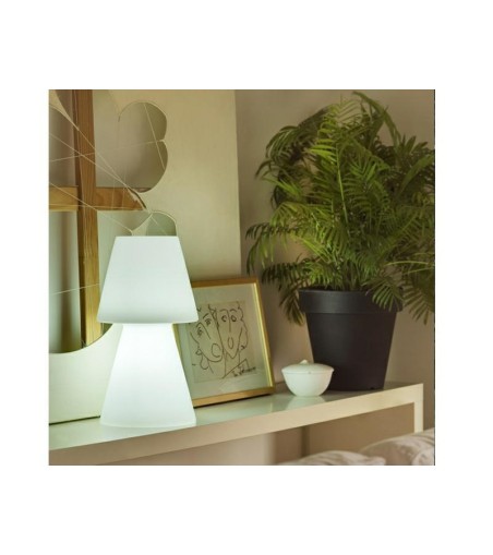 NEW GARDEN lampa LOLA 20 BATTERY biała